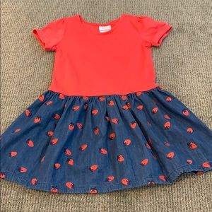 Girls Hanna Andersson strawberry dress